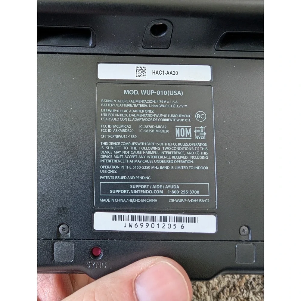 Nintendo Wii U Mario Kart 8 Deluxe 32GB Handheld System - Black With Box